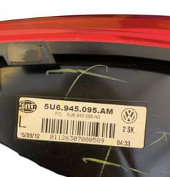 LANTERNA TRASEIRA ESQUERDA GOL G6 FUME NOVA ORIGINAL