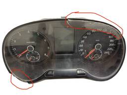 PAINEL INSTRUMENTO FOX 1.6 2012 A  2014 520920863D (DETALHE)