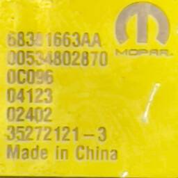 CONECTOR USB/USB-C ORIGINAL FIAT/MOPAR 53480287