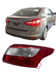 Lanterna Traseira Direita Focus Sedan 2014 a 2015 (canto)