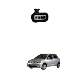Plug Conector Bobina Ignição Toyota Etios 1.3 2017 (preto)