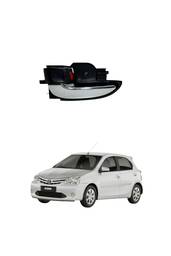 Maçaneta Interna Esquerda Cromada Toyota Etios 13/21