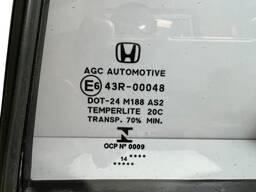 VIDRO PORTA TRASEIRA ESQUERDA (FIXO) CITY 2015 A 2021