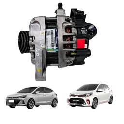 Alternador Hb20 Picanto 1.0 12v 3cc 2013/ 20/ (Plug 3 Pinos)