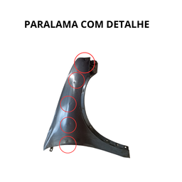 PARALAMA DIREITO CELTA 2007 A 2015 PRISMA ATÉ 2012