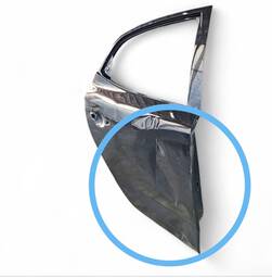 PORTA TRASEIRA DIREITA HB20 HATCH 2020 2021 2022/..AMASSADA