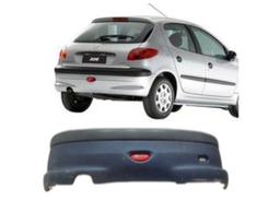 Parachoque Traseiro Peugeot 206 1999 2000 2001 2002 a 2010
