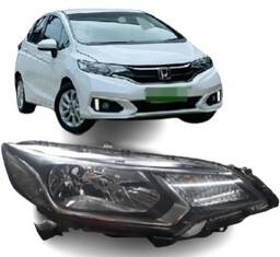 Farol Masc Negra Sem Led Fit 2015 a 2021 Direito Recuperado