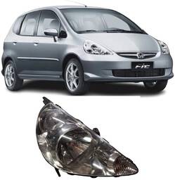 Farol Cromado Fit 2004 2005 2006 2007 2008 DIREITO