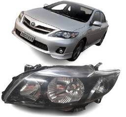 Farol Masc Negra Corolla 2009 2010 2011 ESQUERDO