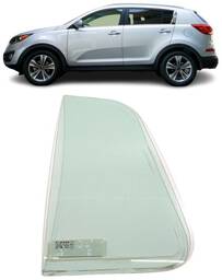 Vidro Porta Traseira Esquerda (Fixo) Sportage 2011 a 2016