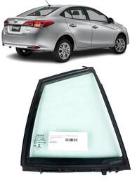 Vidro Porta Traseira Direita (Fixo) Yaris Sedan 2019 a 2024