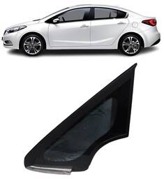 VIDRO OCULOS DIANTEIRO ESQUERDO CERATO 2014 2015 A 2018 2019