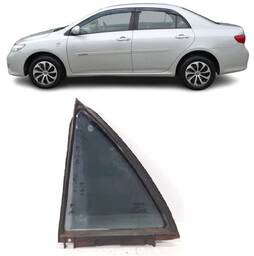 VIDRO PORTA TRASEIRA ESQUERDA (FIXO) COROLLA 2009 A 2014