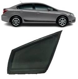 Vidro Porta Dianteira Direita (Fixo) Civic 2012 2013 a 2016