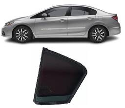 Vidro Porta Traseira Esquerda (Fixo) Civic 2012 2013 a 2016