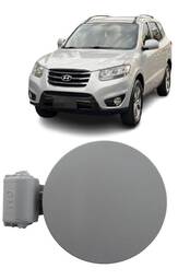 PORTINHOLA TANQUE COMBUSTÍVEL SANTA FÉ 2006 A 2013 PRATA