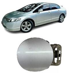 PORTINHOLA TANQUE COMBUSTÍVEL CIVIC 2007 2008 A 2011 PRATA