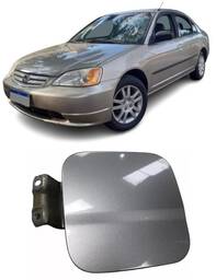 Portinhola Tanque Combustível Civic 2001 2002 a 2006 Prata