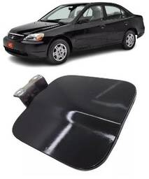 PORTINHOLA TANQUE COMBUSTÍVEL CIVIC 2001 2002 A 2006 PRETO 
