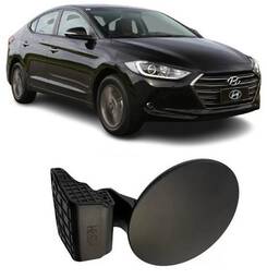 PORTINHOLA TANQUE COMBUSTÍVEL ELANTRA 2017 A 2018 PRETO