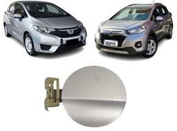 PORTINHOLA TANQUE COMBUSTÍVEL FIT WRV 2015 2016 A 2021 PRATA