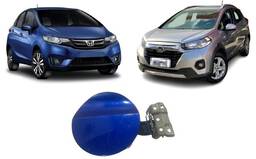 PORTINHOLA TANQUE COMBUSTÍVEL FIT WRV 2015 2016 A 2021 AZUL
