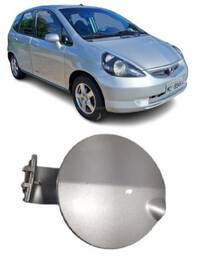 Portinhola Tanque Combustível Fit 2004 2005 a 2008 Prata