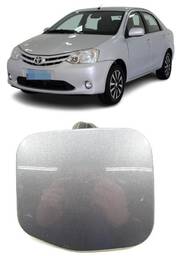 PORTINHOLA TANQUE COMBUSTÍVEL ETIOS SEDAN 2013 A 2021 PRATA