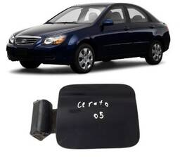 PORTINHOLA COMBÚSTIVEL KIA CERATO 2006 A 2009 PRETO