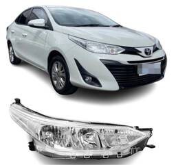  Farol SEM LED Yaris 2019 2020 2021 DIREITO RECUPERADO