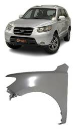 Paralama Esquerdo Santa Fé 2006 a 2013 Prata