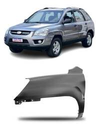Paralama Esquerdo Sportage 2006 a 2010 S/Furo Original Prata