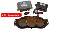 Kit Code Modulo Injeção Sandero logan 1.6 16v 2015 a 2021