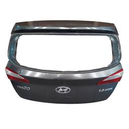Tampa Traseira HB20 Hatch 2013 2014 a 2019 S/ Furo Cilindro