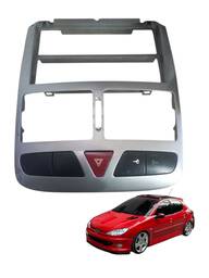 MOLDURA CENTRAL PAINEL TABILIER PEUGEOT 207 2007/ 2010 USADO