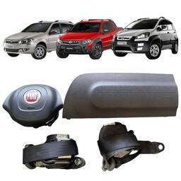 Kit Airbag Original Fiat Idea Palio 2011 A 2016 100203805