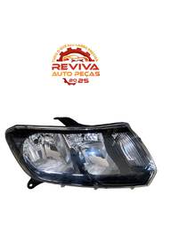 Farol Direito Sandero 15/20 Logan 2014 a 2020 Friso Preto