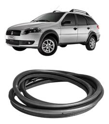 Borracha Porta Dianteira Esquerda Palio Siena 1996 a 2017