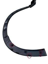 MOLDURA PARALAMA TRASEIRO ESQUERDO BYD TAN 2022 2023 2024/.