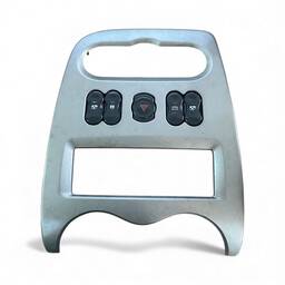 Moldura Central Painel C/botão Renault Sandero 2008/2012