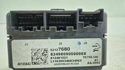 MÓDULO CENTRAL TRAÇÃO CHEVROLET S10 TRAILBLAZER 2017 2018