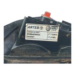 LANTERNA TRASEIRA ESQUERDA GOL G4 CARCAÇA VERMELHA E PRETA