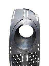 GRADE MOLDURA MILHA DIREITO GOL SAVEIRO PARATI G3 FASE 1