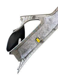 MOLDURA COLUNA PARA-BRISA LADO ESQUERDO IDEA