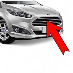 friso Grade New Fiesta 2014 a 2017 prata 2 fileira 