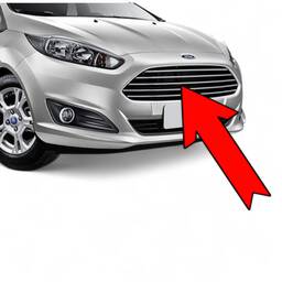 Grade New Fiesta 2014 a 2017 preto 3 fila 