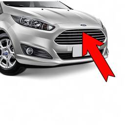 Grade New Fiesta 2014 a 2017 prata 1 fila 