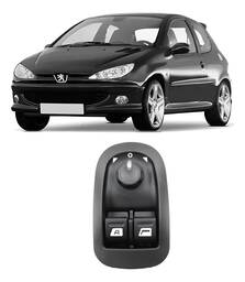 BOTÃO VIDRO ELÉTRICO PEUGEOT 206 207 DUPLO COM RETROVISOR