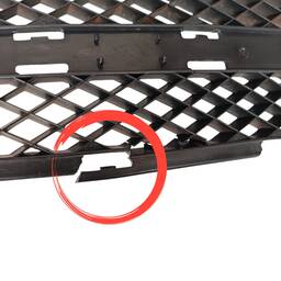 GRADE MOLDURA MILHA ESQUERDO GOL SAVEIRO PARATI G3 FASE 2